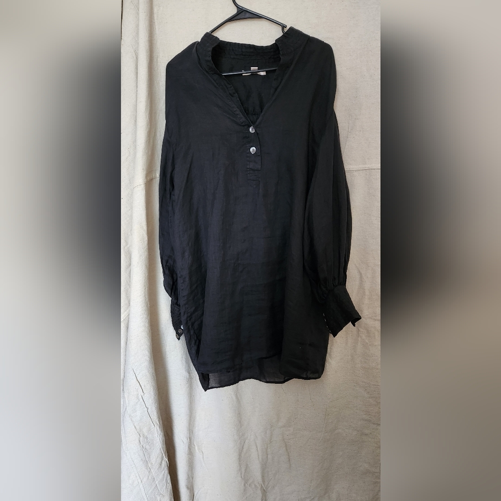 Banana Republic- Ramie Popover Shirt Dress